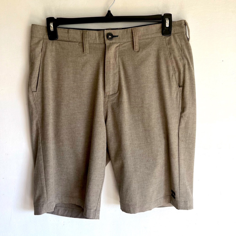 Billabong Tan Hybrid Shorts for Summer Events
